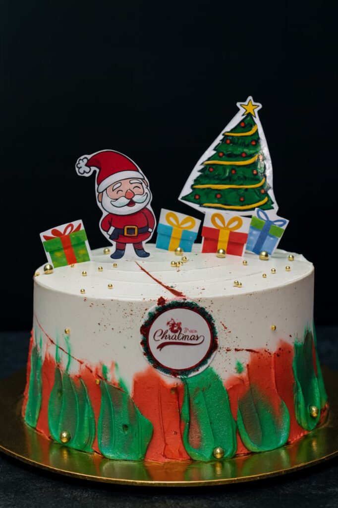 christmas theme cake 2