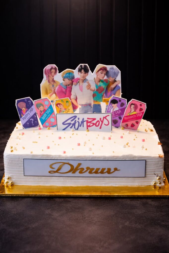 pravshi cakes kpop theme custom birthday cake dhruv